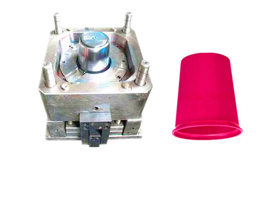 Two Cavities Plastic Bucket Mould Hot Runner Strong Wear Resistance Long Life Time