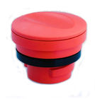 Red Orange Plastic Breather Plug , IP 66 / 67 / 68 Grade Battery Vent Caps
