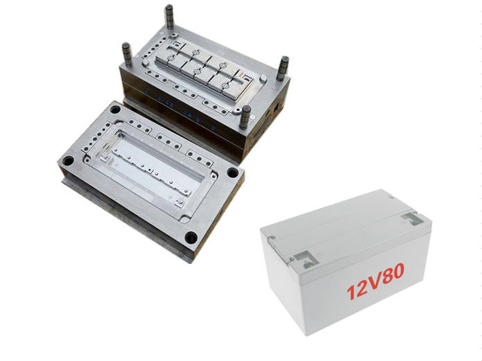 12V80 Battery Box Plastic Mold , High Precision Plastic Injection Mold Tooling