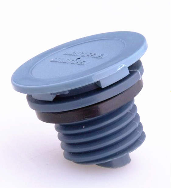 Blue / BlackPlastic Vent Plug M24 * 3mm Plastic Vent Plug For Lead Acid Battery