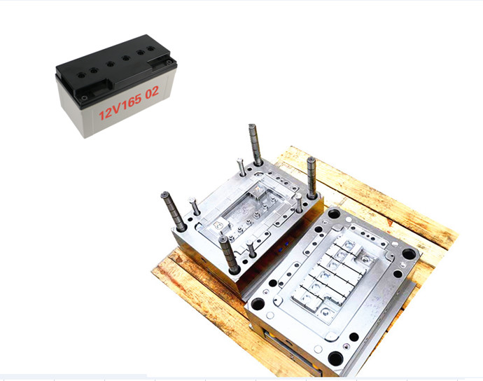 Industrial Car Battery Mold , High Polish Two Shot Plastic Injection Molding