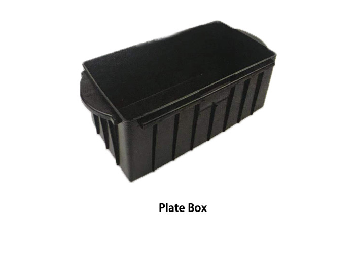 Plate Box 373x182x165mm Battery Spare Parts , Plastic Injection Mould Parts