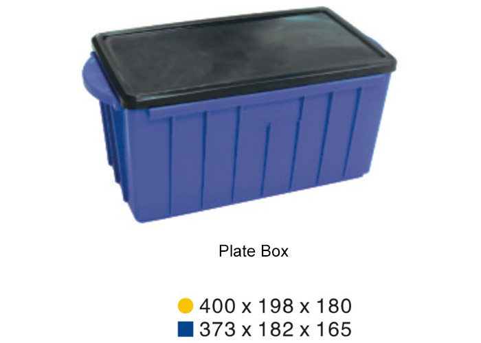 Plate Box 373x182x165mm Battery Spare Parts , Plastic Injection Mould Parts