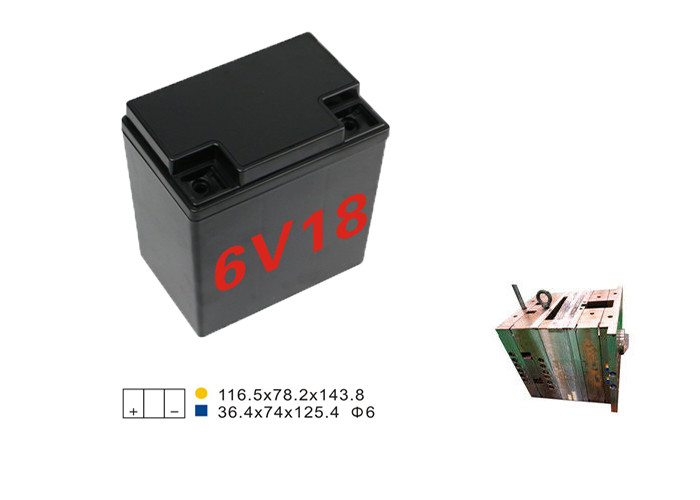 Lead Acid Battery Container/Case 6V Plastic Injection Mould